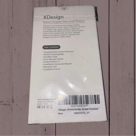 XDesign Glass Screen Protector For iphone XS MAX - Picture 2 of 2